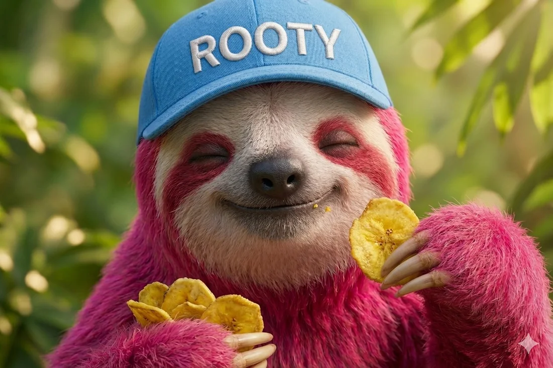 ROOTY THE SLOTH